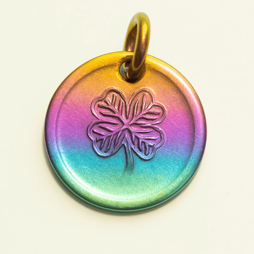 Lucky Rainbow Penny Coin Charm or Necklace
