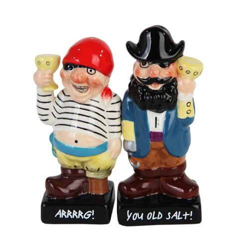 Magnetic Pirate Salt & Pepper Shakers