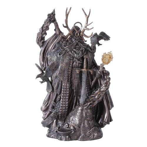 Merlin & Excalibur Figurine: Wizard Gifts: Myths & Monsters – FairyGlen ...