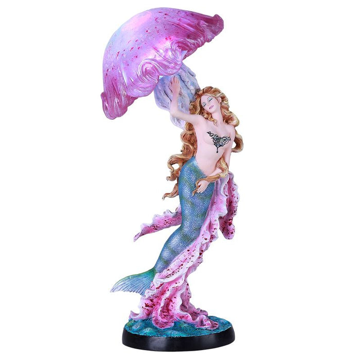 Mermaid with Jellyfish Lamp