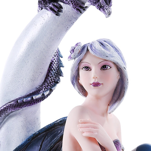 Moon Fairy with Dragon Figurine: Faery Gifts & Collectibles