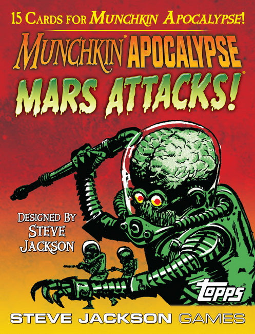 Munchkin Apocalypse - Mars Attacks! Booster: Games | FairyGlen Munchkin Apocalypse - Mars Attacks! Booster: Games | FairyGlen