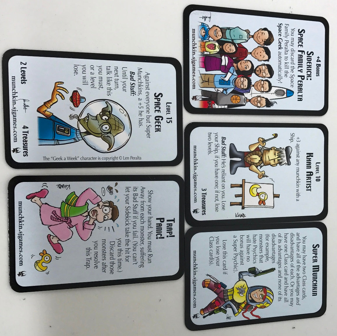 Munchkin Promo Cards - Space Munchkin Expansion - Board & Card