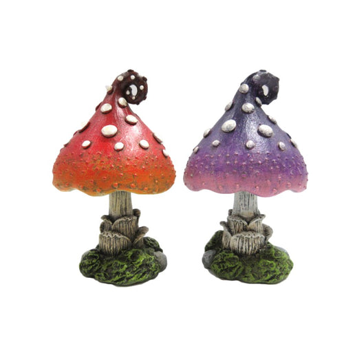 Mushroom  Figurines Decor Set