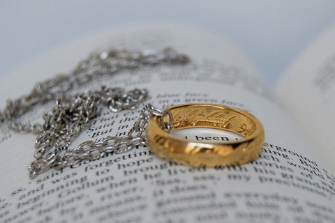 The Lord of the Rings Noble Collection- The One Ring Replica Necklace