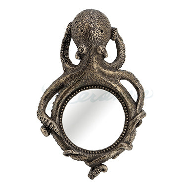 Octopus magnifying glass. Tentacles form a ring around the glass.