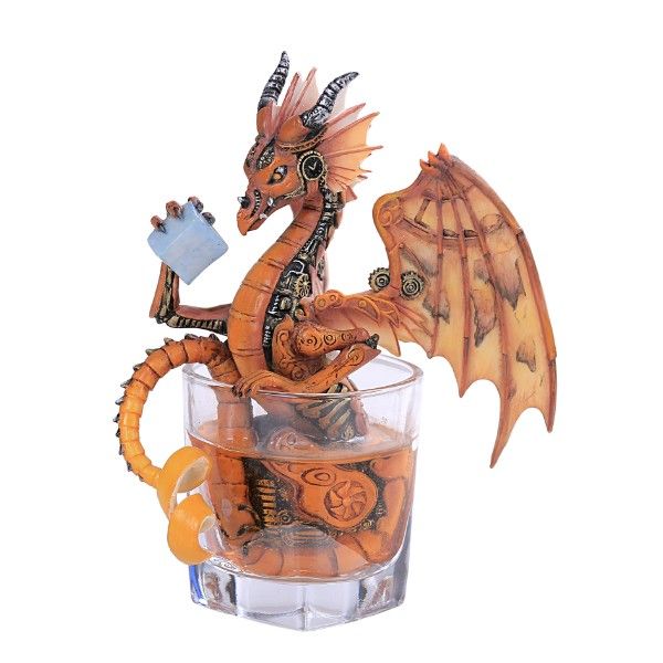 Old Fashioned Dragon Figurine by Stanley Morrison: Gifts