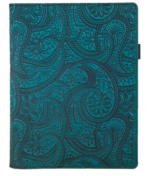 Paisley Leather Composition Notebook