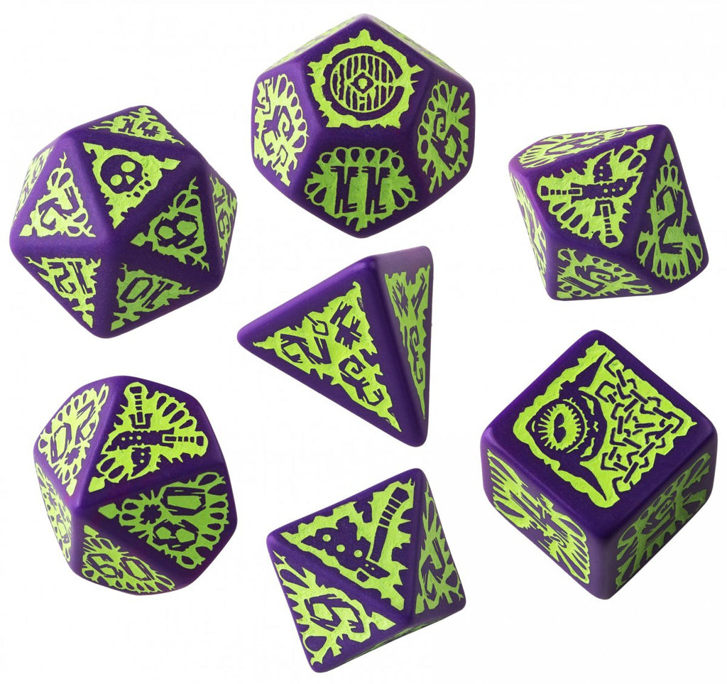 Pathfinder Goblin Polyhedral Dice Set Q Tabletop Gaming