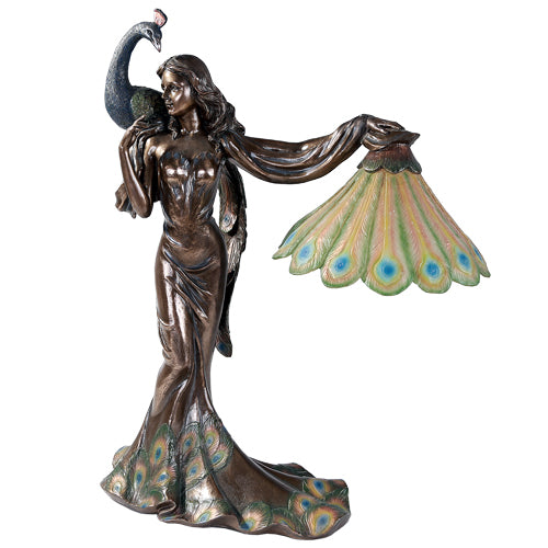 Peacock & Lady LED Lamp