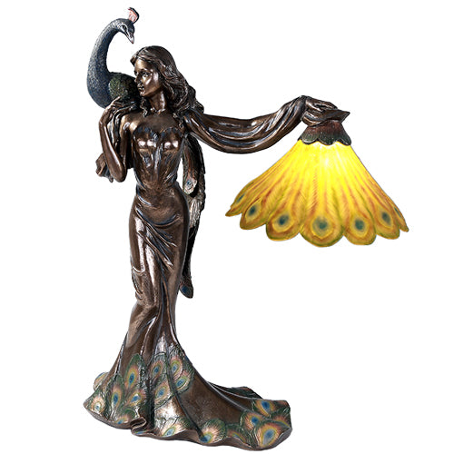 Peacock & Lady LED Lamp