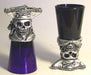 pirate with pirate hat pewter base shot glass