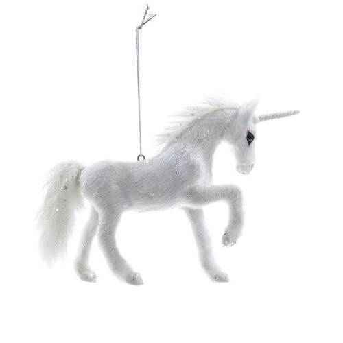 Plush Unicorn Ornament