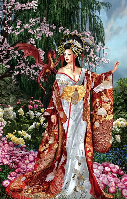 Queen of Silk Jigsaw Puzzle (1000 Pieces)