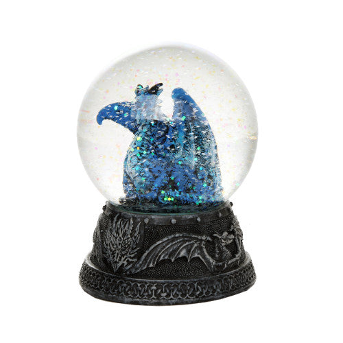 Frost Dragon Storm Ball Snowglobe - Fantasy Figurines