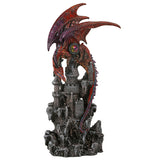 Red Castle Guardian Dragon Figurine