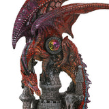 Red Castle Guardian Dragon Figurine