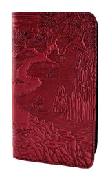 River Garden Leather Checkbook Cover