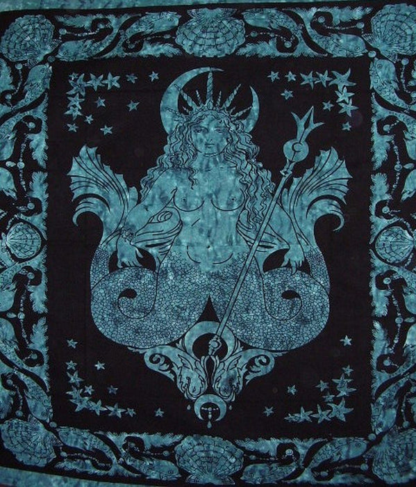 Sea Queen Mermaid Tapestry