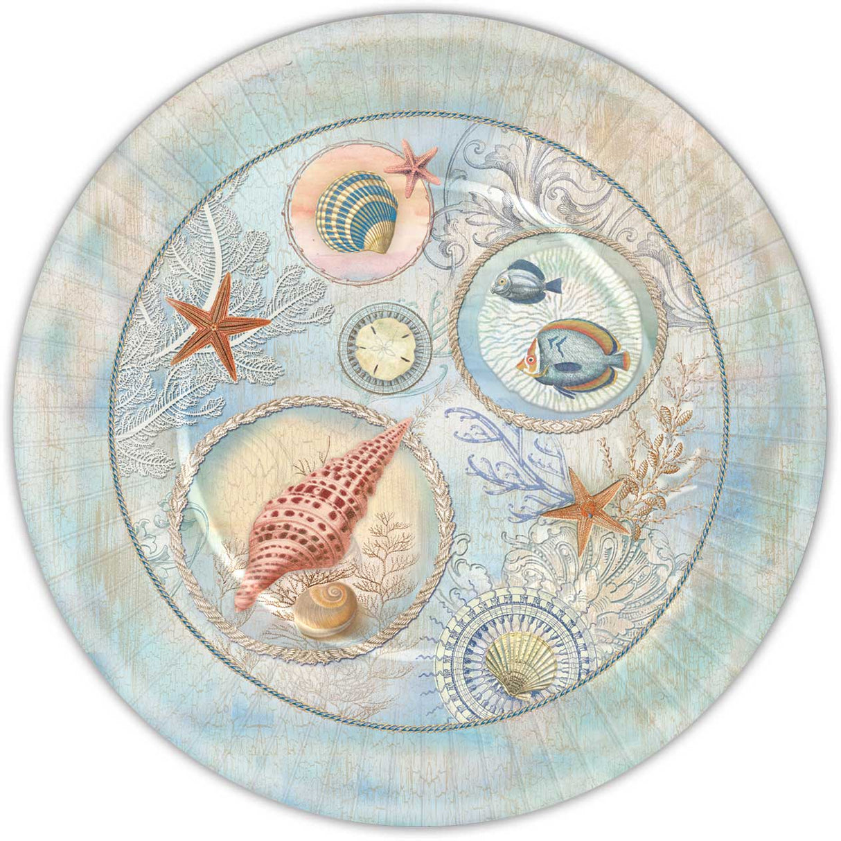 Seascape Dinner Paper Plates