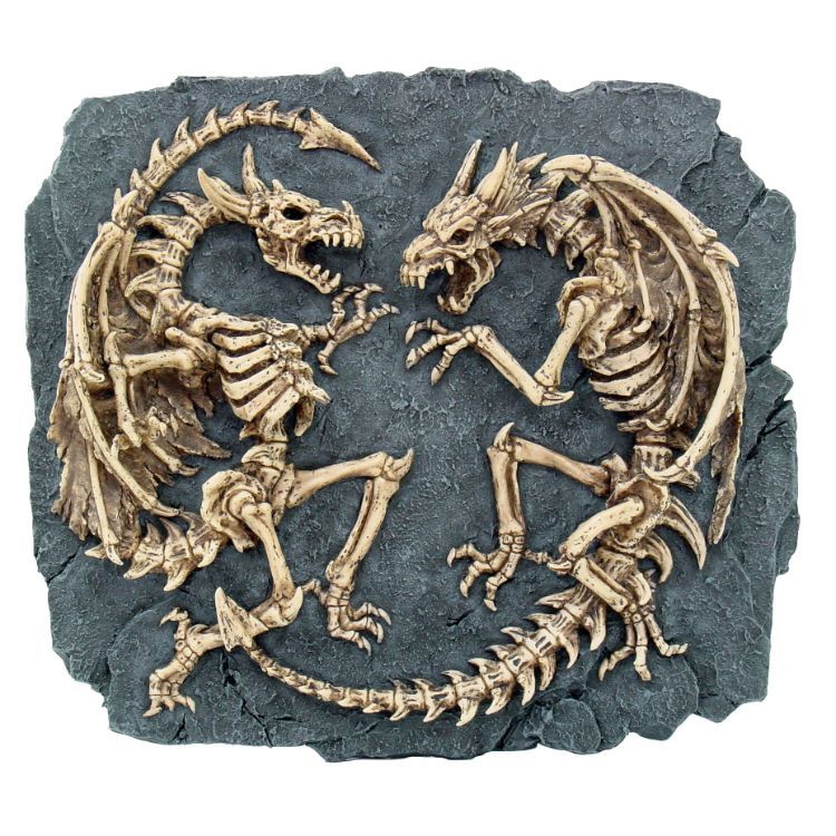 Skull Dragons Plaque