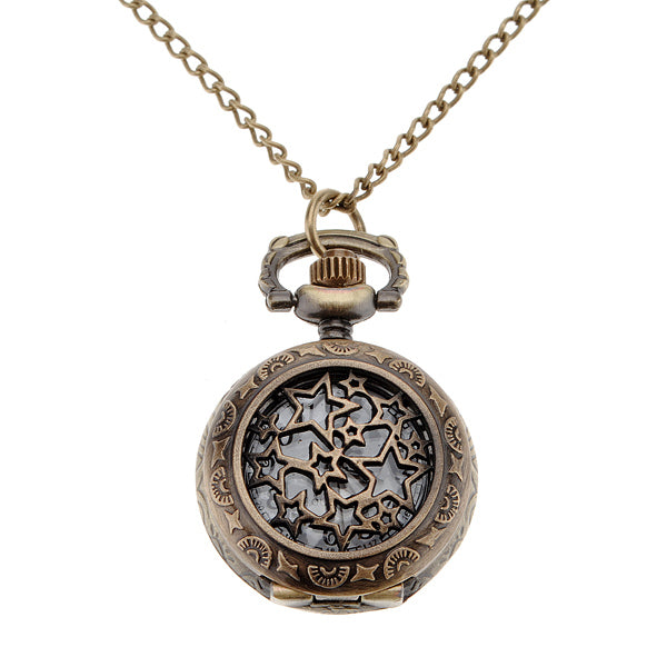 Star Pocket Watch Necklace