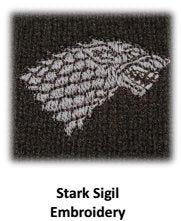 Game of Thrones Stark Cardigan Sweater - Officially Licensed