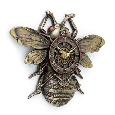 Steampunk Bee Wall Clock