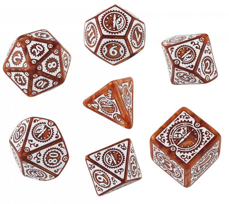 Steampunk Clockwork Gaming Dice Set