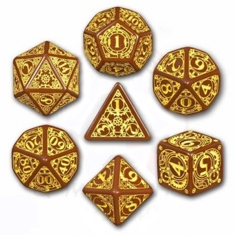 Steampunk Dice Set