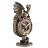 Steampunk Dragon on Gear Stand Clock