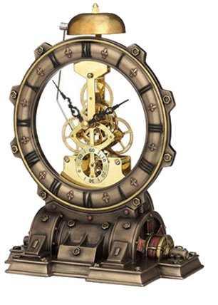 Steampunk Generator Striking Clock: Steampunk Gifts – FairyGlen Store