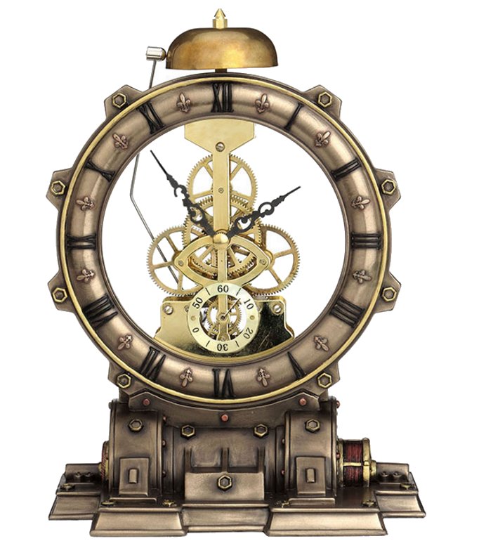 Steampunk Generator Striking Clock: Steampunk Gifts — FairyGlen Store