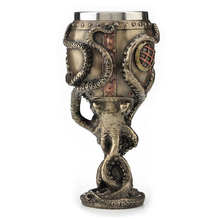 Steampunk Octopus Bell Chalice