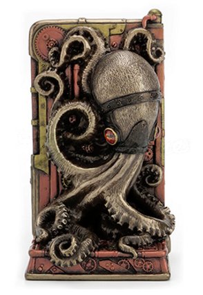 Steampunk Octopus Bookend