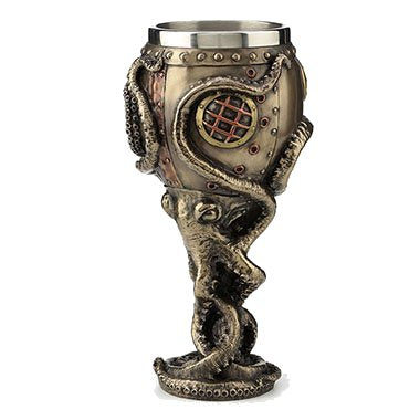 Steampunk Octopus Bell Chalice