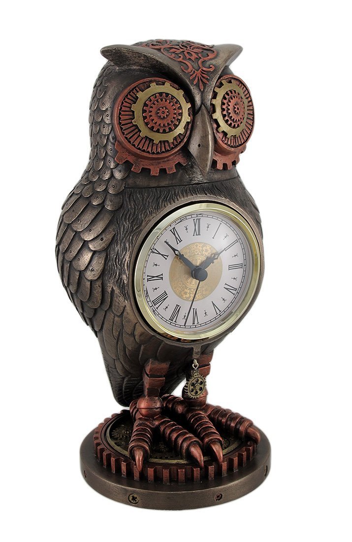 Steampunk Owl Clock: Steampunk Housewares & Gifts | FairyGlen