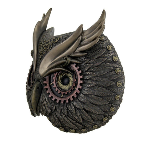 Steampunk Owl Mask Wall Plaque