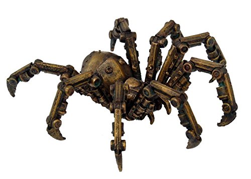 Steampunk Mechanical Spider Statue