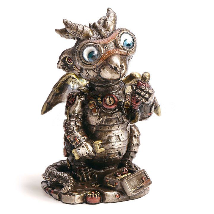 Steampunk Machine Statues Steampunk Dragon Statue