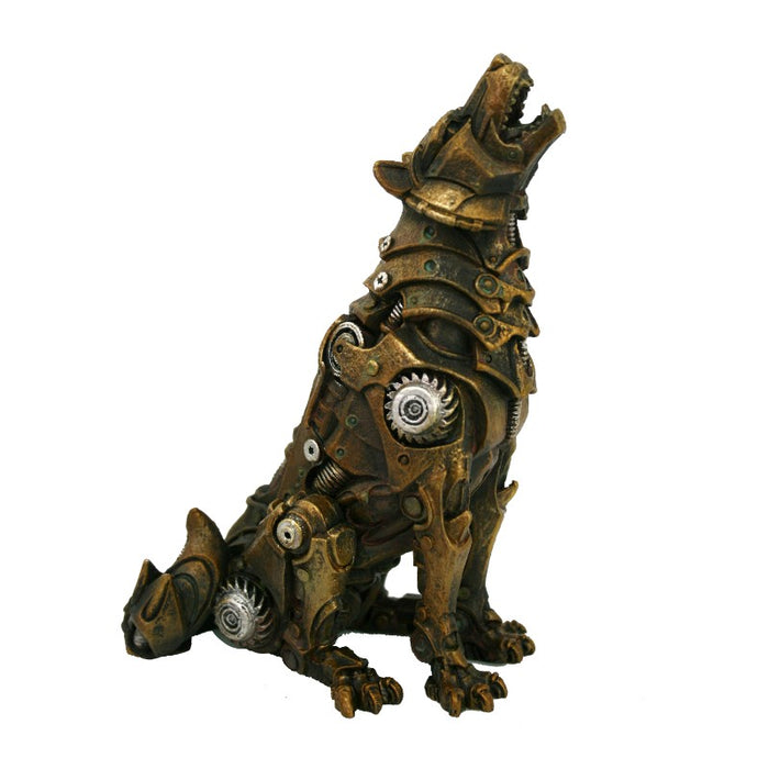 Steampunk Wolf Figurine
