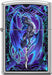 Zippo lighter with stormy blue and black dragon holding a sword