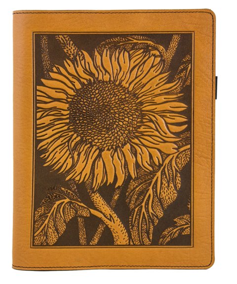 Sunflower Leather Composition Notebook