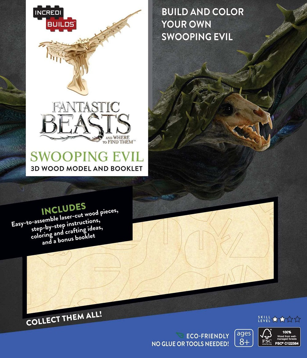Swooping Evil IncrediBuilds 3D Wooden Kit: Fantastic Beasts