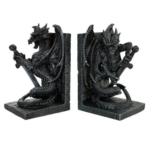 Sword & Dragon Bookends