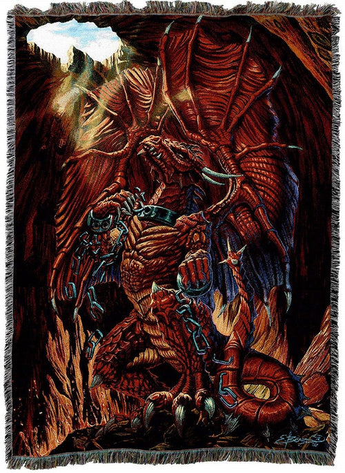 Unbound Dragon Tapestry Blanket
