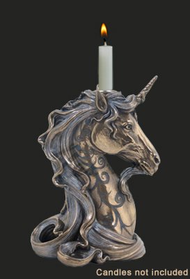 Unicorn Head Candle Holder