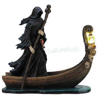 Charon the Ferryman with LED Lantern Figurine