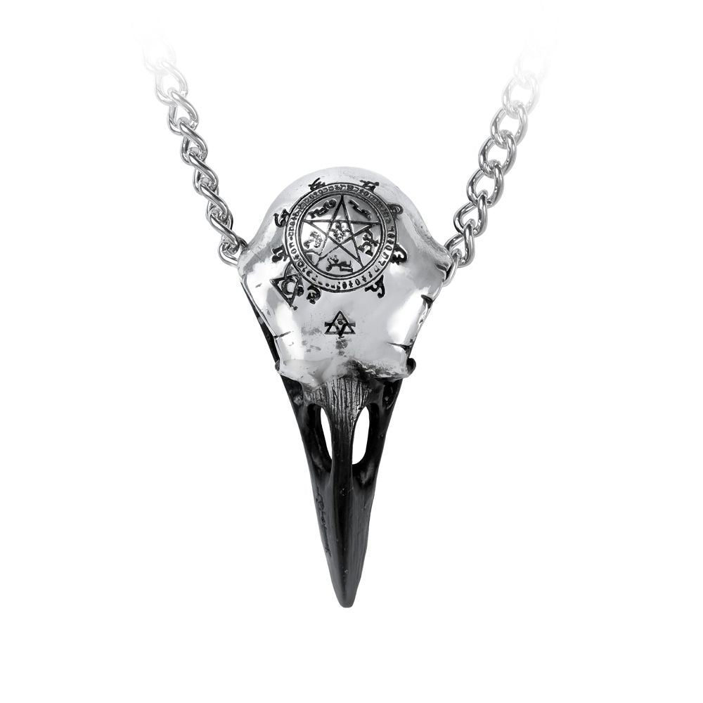 Viking Ravenskull Necklace by Alchemy of England Raven Jewelry