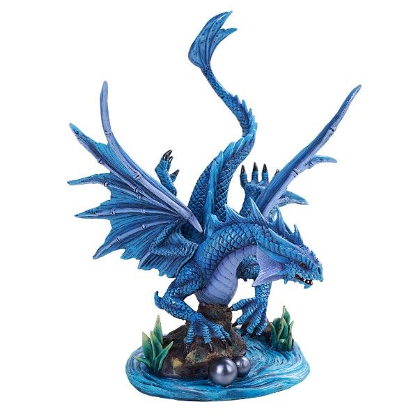 Water Dragon with Pearls Figurine